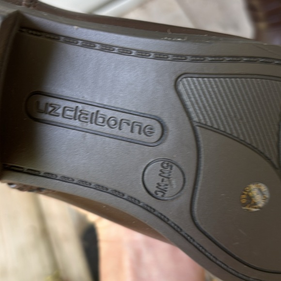 Liz Claiborne Riding Boots women size 5 wide coffee bean color leather NWT - Picture 4 of 8